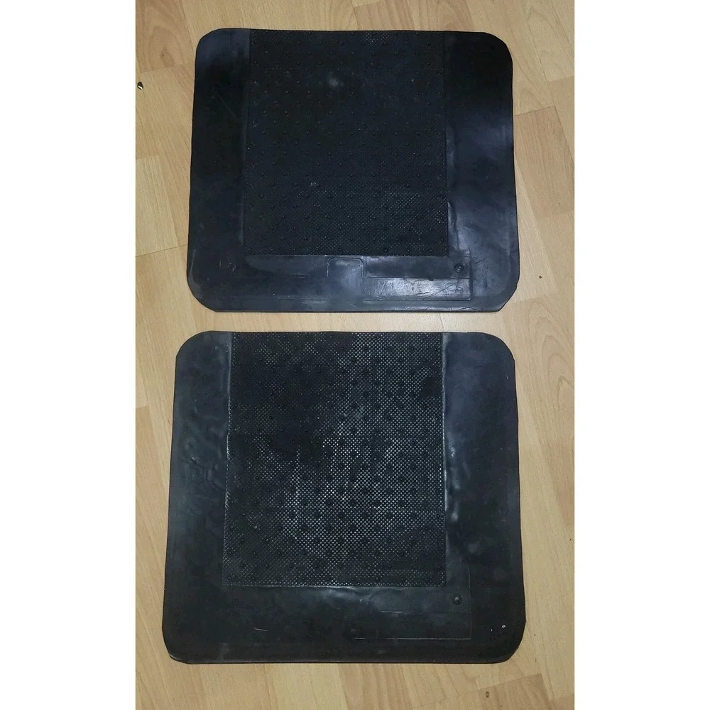 Harley Davidson Motorcycle Logo Rubber Floor Mat 13 x 14 in Black